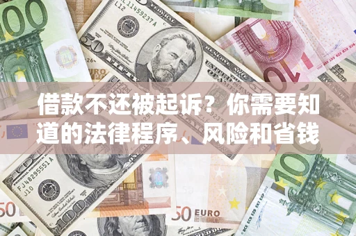 济南借款不还被起诉？你需要知道的法律程序、风险和省钱技巧